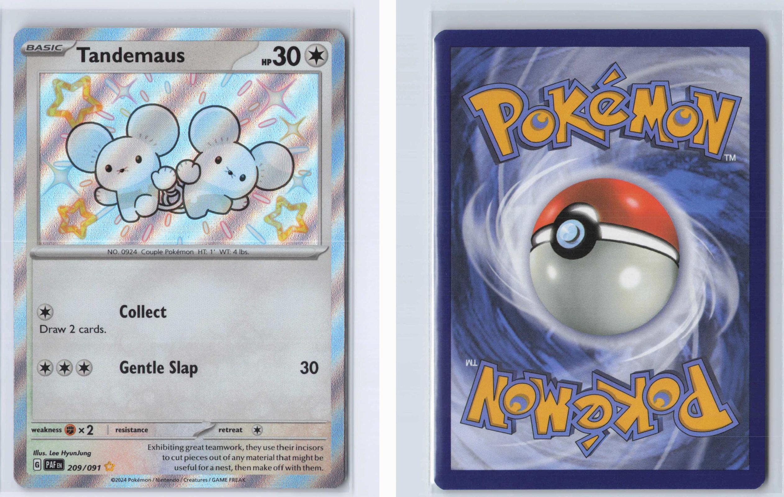 (#209/091) Tandemaus - Holo [Paldean Fates]
