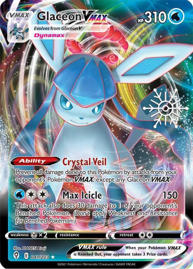 (#041/203) Glaceon VMAX - (Holiday Calendar) [Miscellaneous Cards & Products]