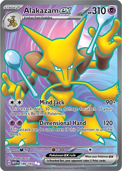 (#188/165) Alakazam ex [SV: Scarlet & Violet 151]