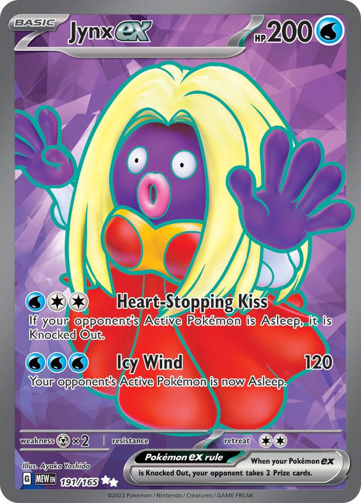(#191/165) Jynx ex - [SV: Scarlet & Violet 151]