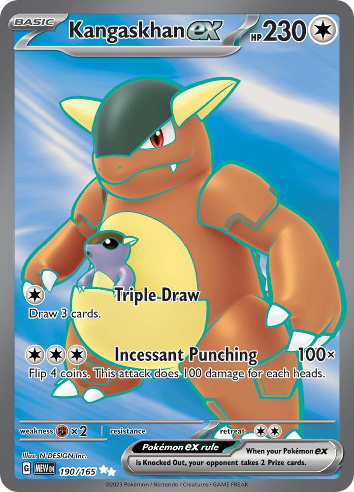 (#190/165) Kangaskhan ex [SV: Scarlet & Violet 151]