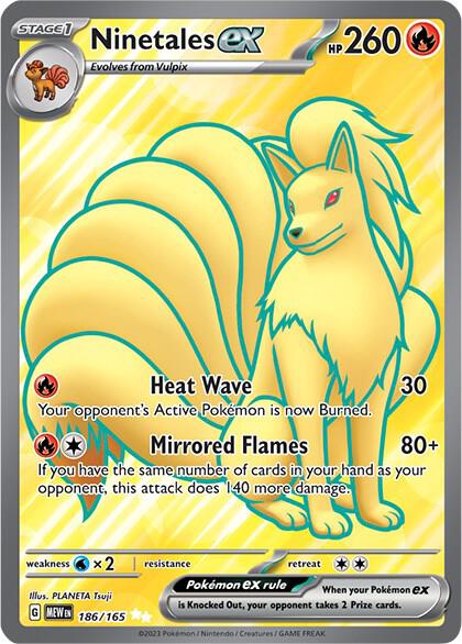 (#186/165) Ninetales ex [SV: Scarlet & Violet 151]