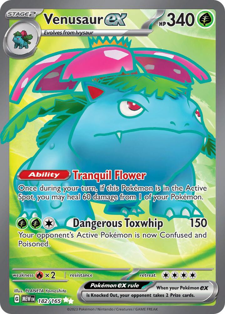 (#182/165) Venusaur ex - [SV: Scarlet & Violet 151]
