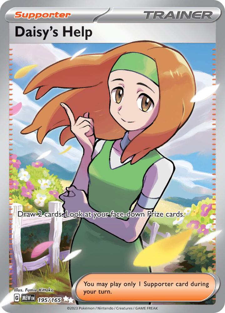 (#195/165) Daisy's Help [SV: Scarlet & Violet 151]