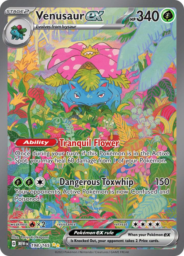 (#198/165) Venusaur ex [SV: Scarlet & Violet 151]
