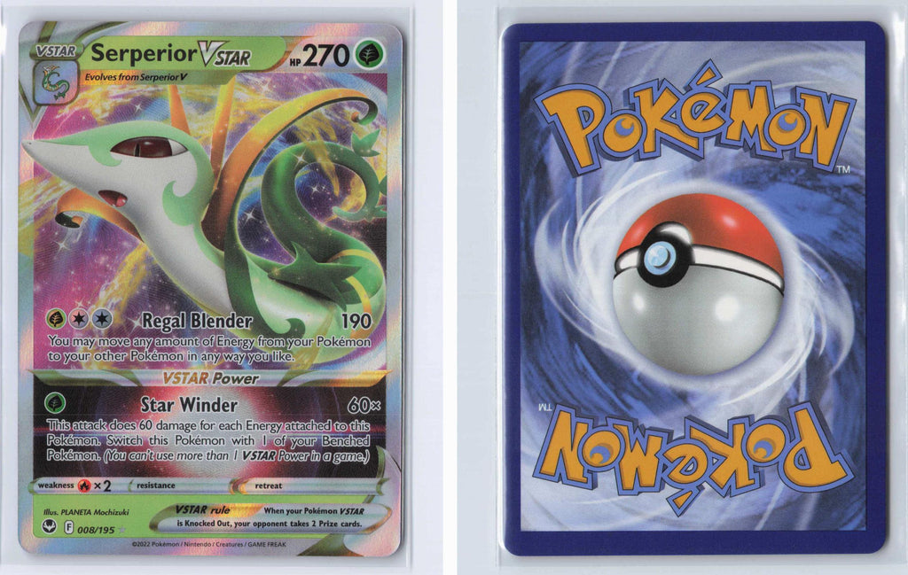 (#008/195) Serperior VSTAR - Holo [Silver Tempest]