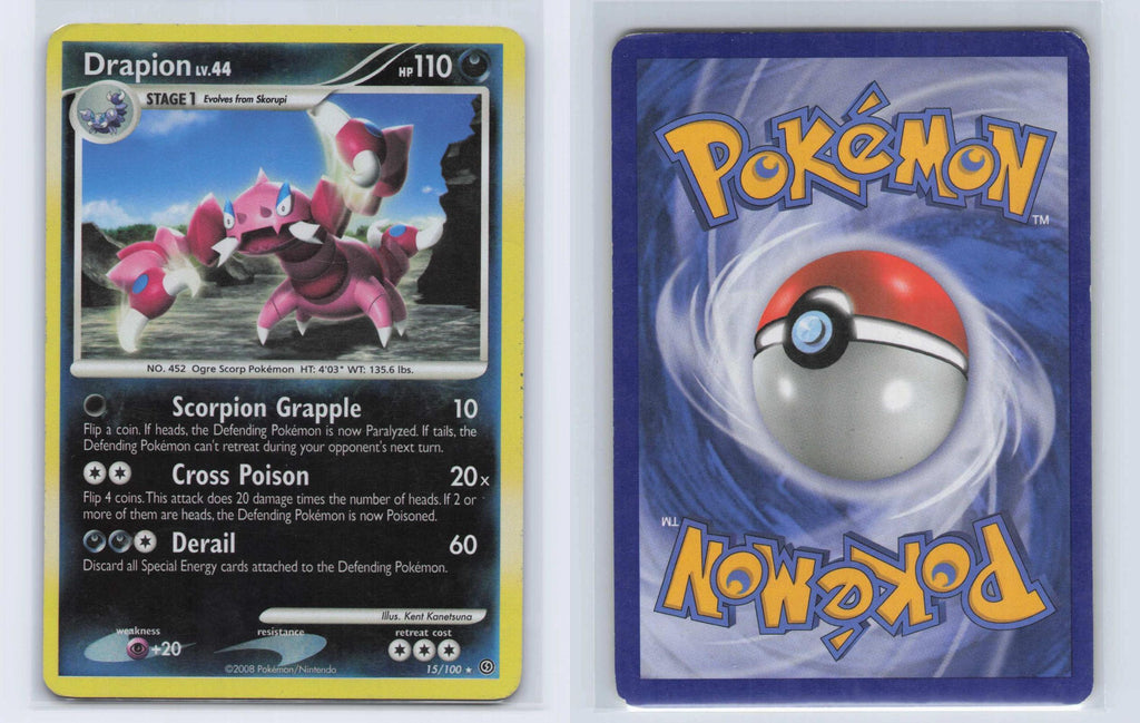 (#15/100) Drapion - Reverse Holo [Stormfront]