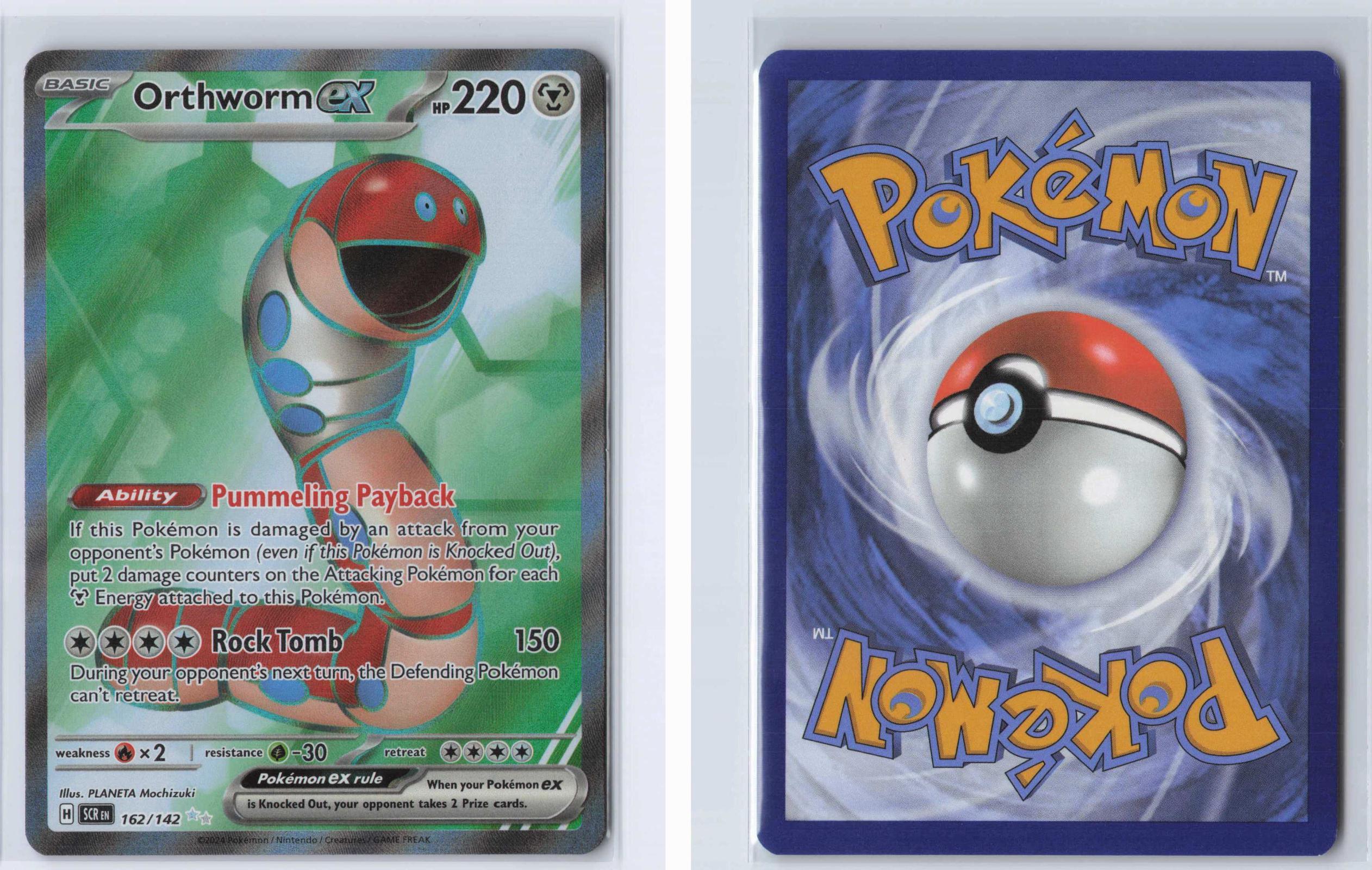 (#162/142) Orthworm ex - Holo [Stellar Crown]