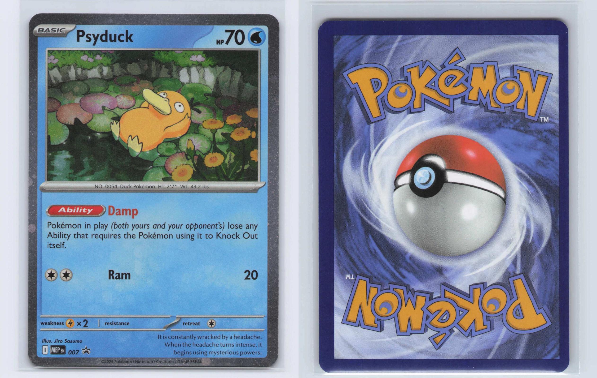 (#007) Psyduck (Cosmos Holo) - Normal [ME: Mega Evolution Promo]