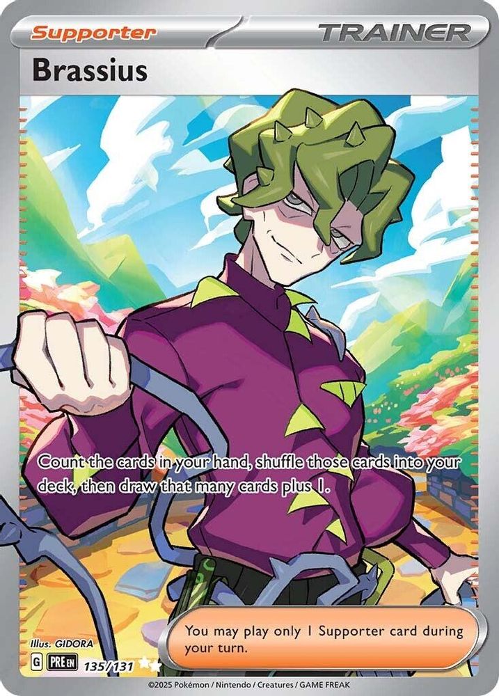 (#135/131) Brassius - Holo [Prismatic Evolutions]