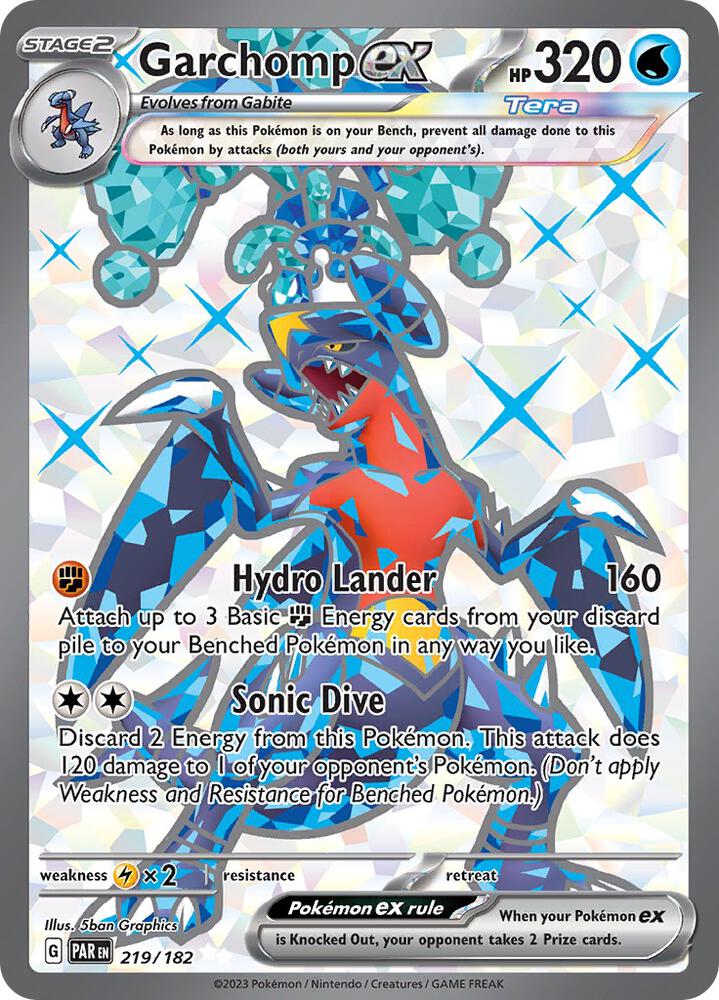 (#219/182) Garchomp ex - [SV04: Paradox Rift]