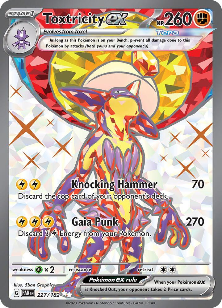 (#227/182) Toxtricity ex [SV04: Paradox Rift]