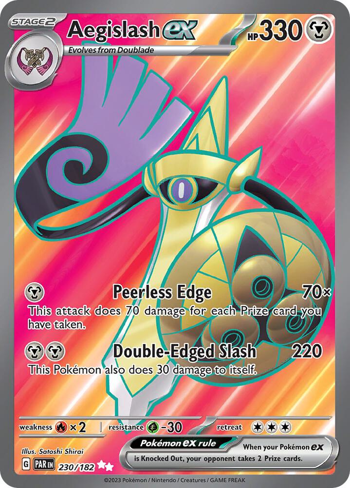 (#230/182) Aegislash ex [SV04: Paradox Rift]