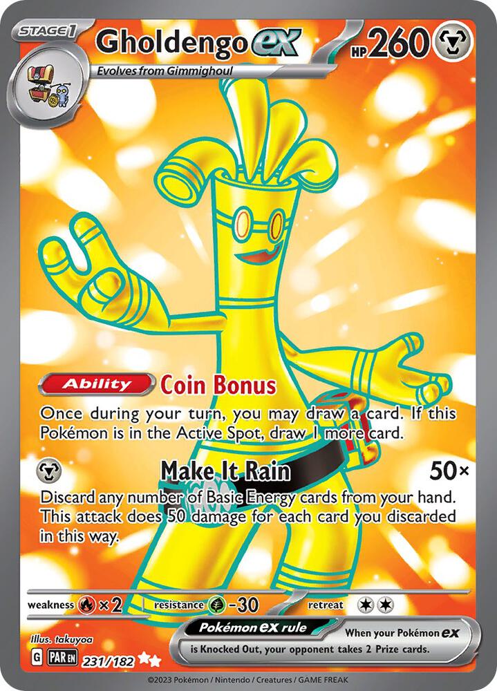 (#231/182) Gholdengo ex [SV04: Paradox Rift]