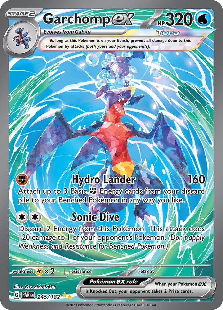 (#245/182) Garchomp ex [SV04: Paradox Rift]