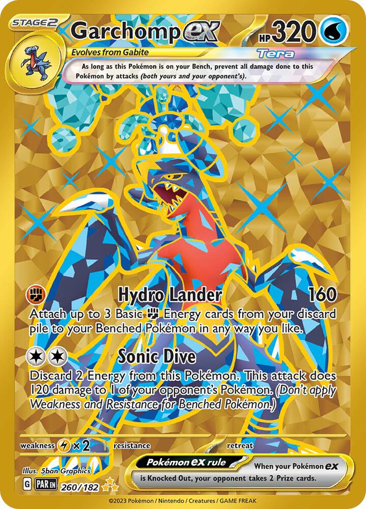(#260/182) Garchomp ex - [SV04: Paradox Rift]