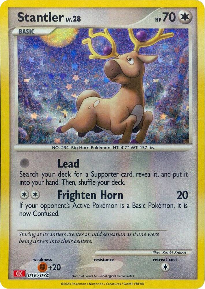 (#016/034) Stantler [Trading Card Game Classic]