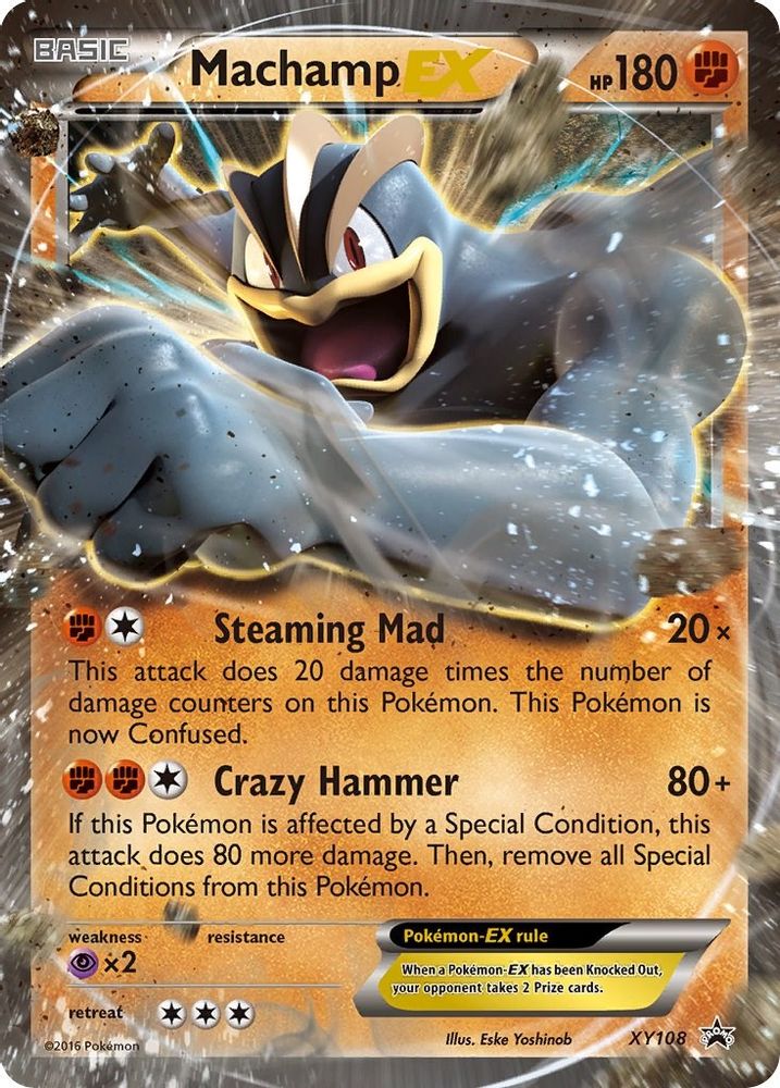 (#XY108) Machamp EX - Holo [XY Promo]