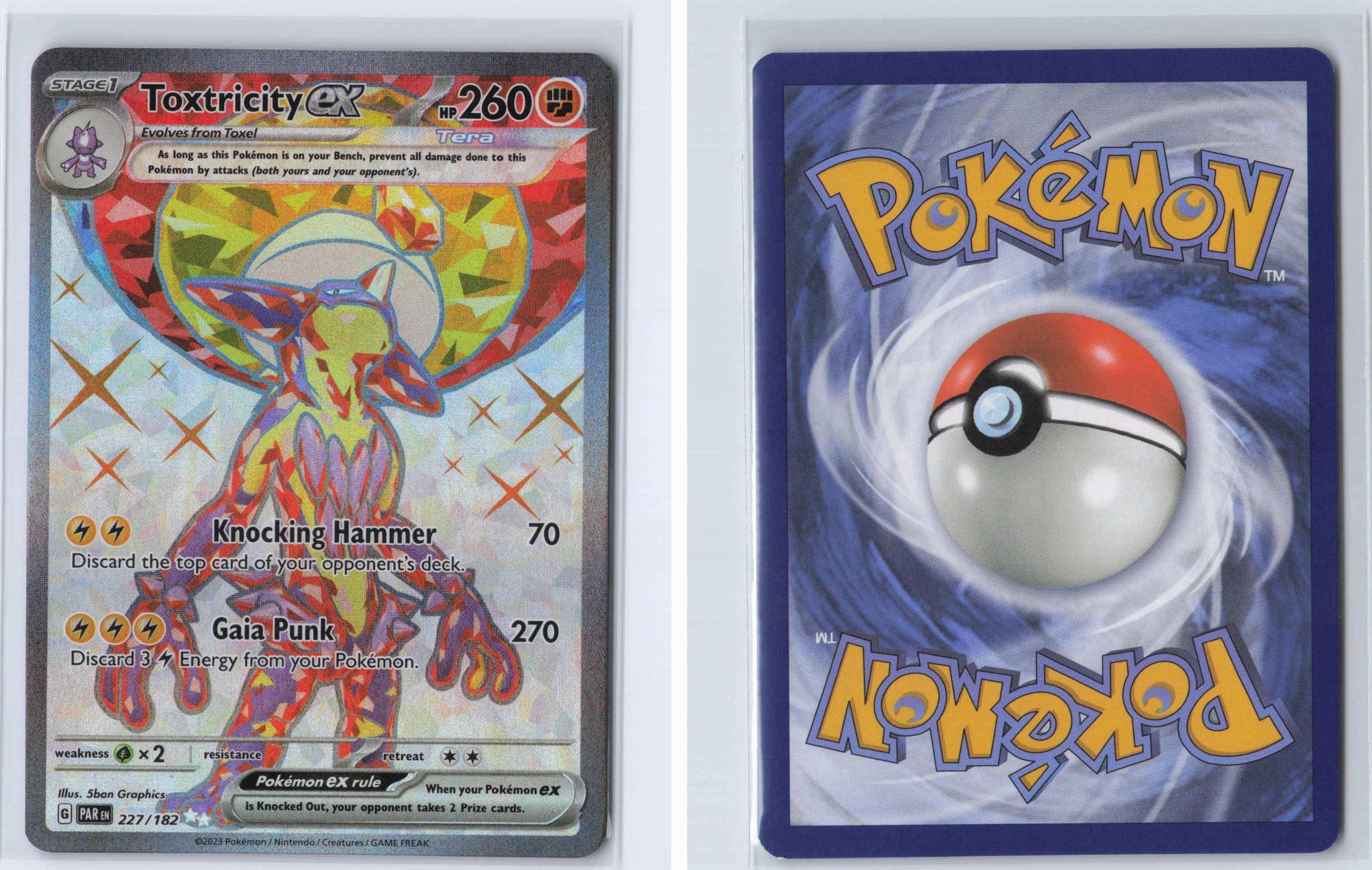 (#227/182) Toxtricity ex - Holo [Paradox Rift]
