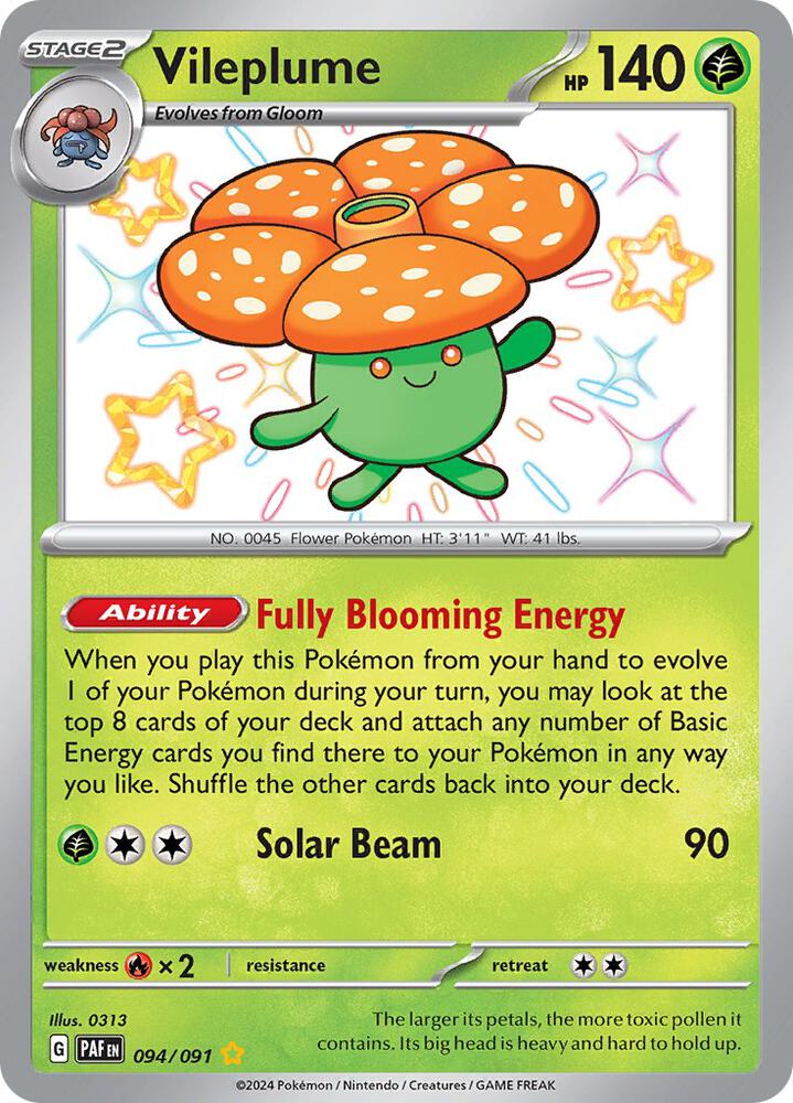 (#094/091) Vileplume [SV: Paldean Fates]