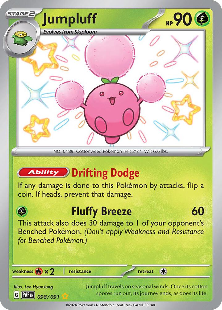 (#098/091) Jumpluff [SV: Paldean Fates]