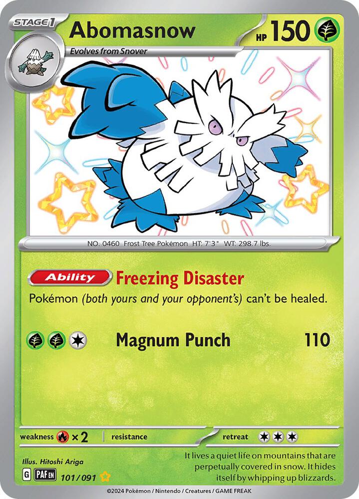 (#101/091) Abomasnow [SV: Paldean Fates]