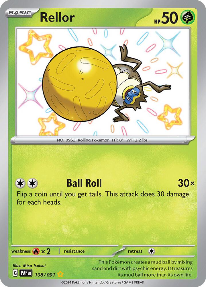 (#108/091) Rellor [SV: Paldean Fates]