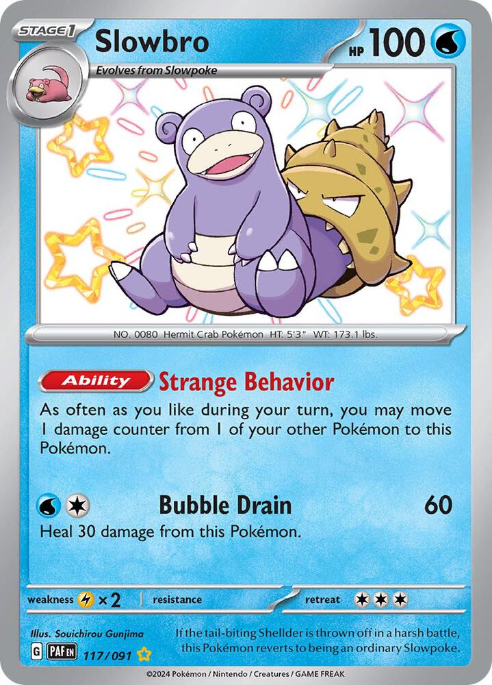 (#117/091) Slowbro [SV: Paldean Fates]