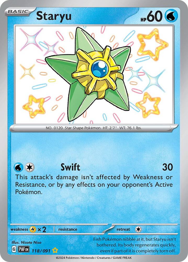 (#118/091) Staryu [SV: Paldean Fates]