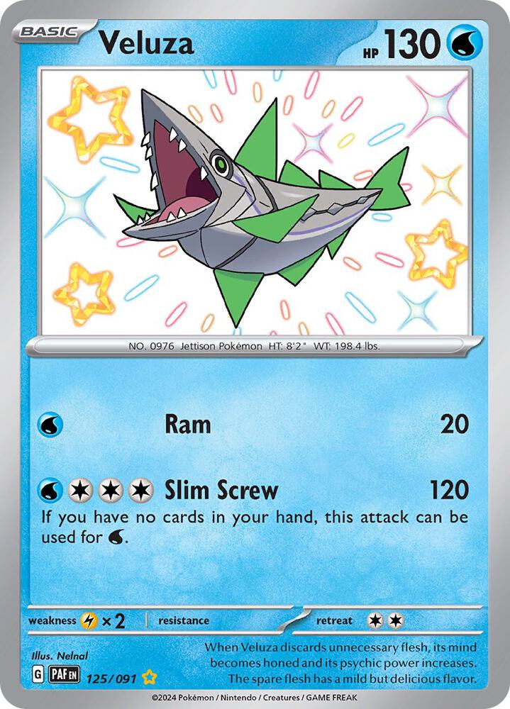 (#125/091) Veluza [SV: Paldean Fates]