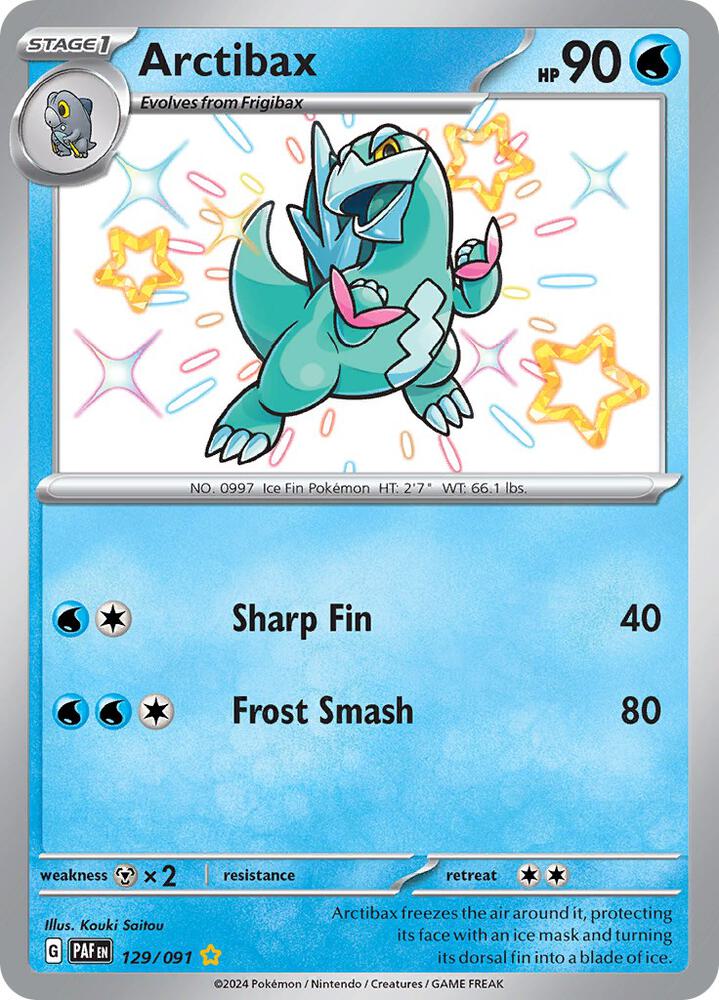 (#129/091) Arctibax [SV: Paldean Fates]