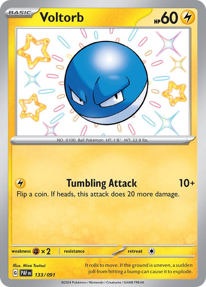 (#133/091) Voltorb [SV: Paldean Fates]
