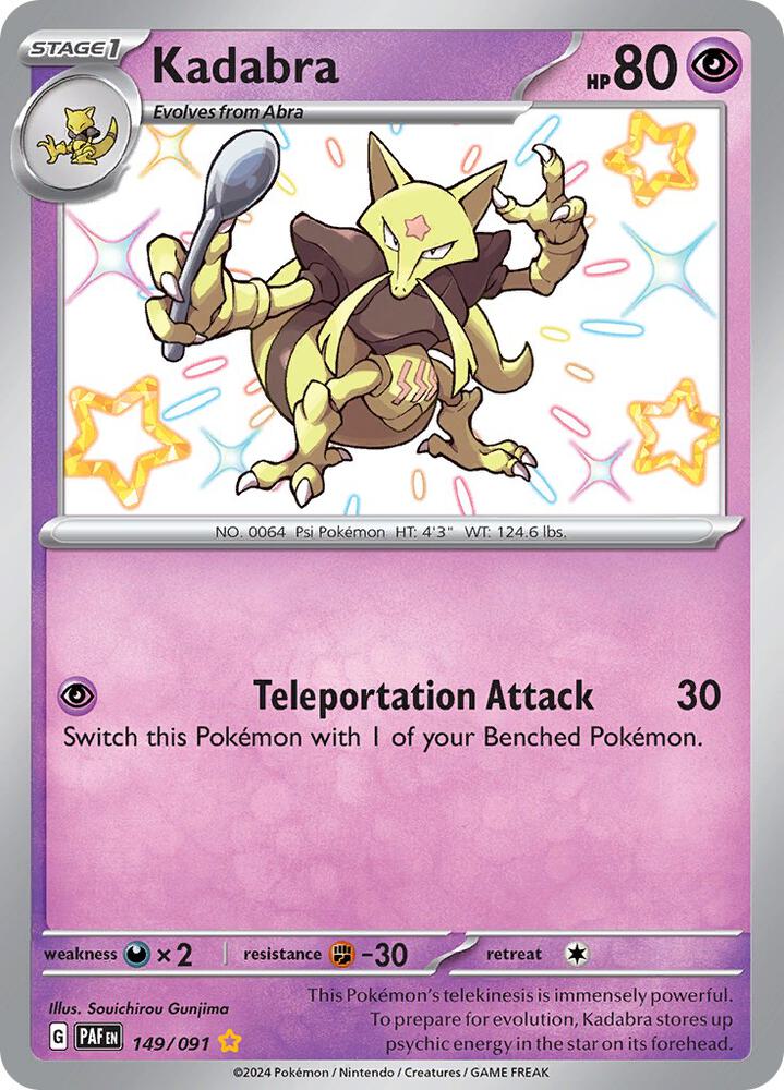 (#149/091) Kadabra [SV: Paldean Fates]
