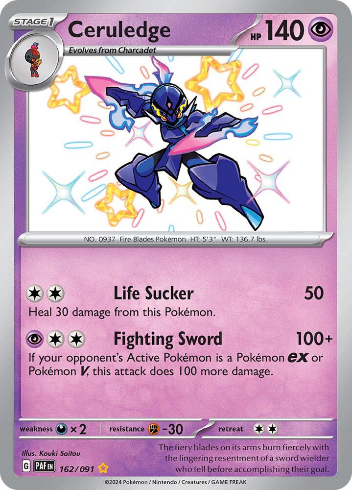 (#162/091) Ceruledge [SV: Paldean Fates]