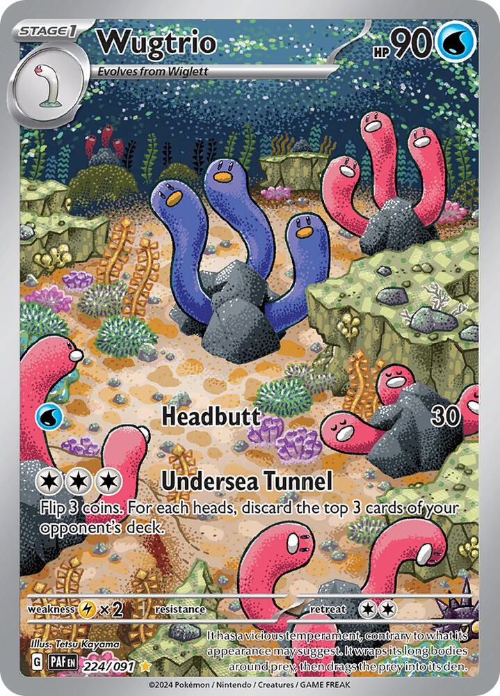 (#224/091) Wugtrio [SV: Paldean Fates]