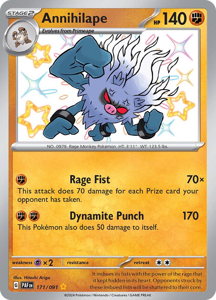 (#171/091) Annihilape [SV: Paldean Fates]