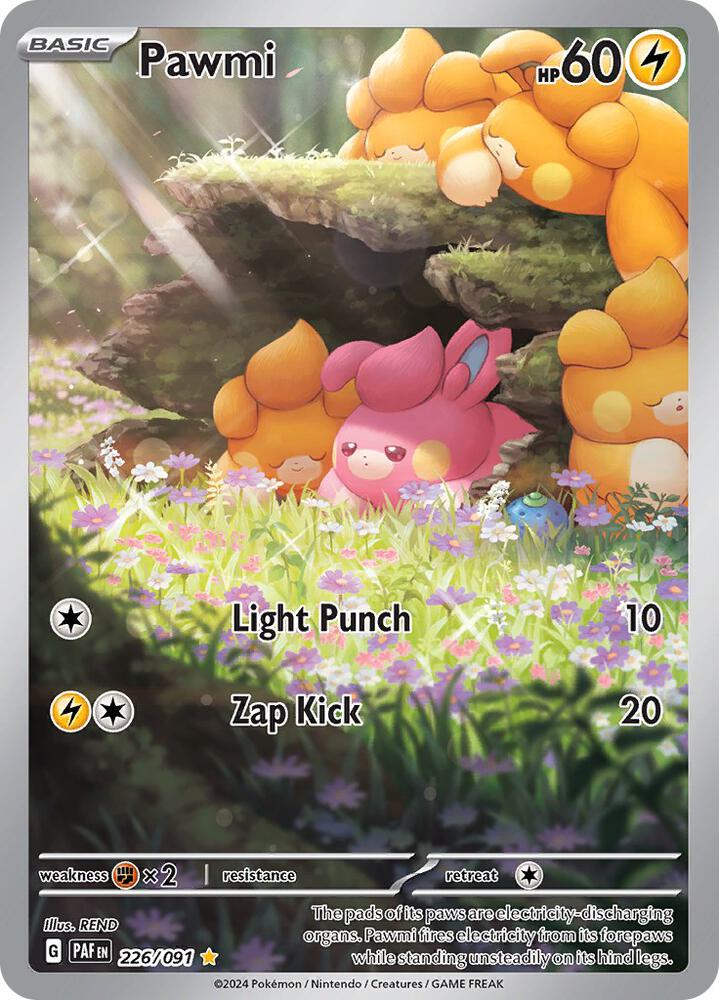 (#226/091) Pawmi [SV: Paldean Fates]