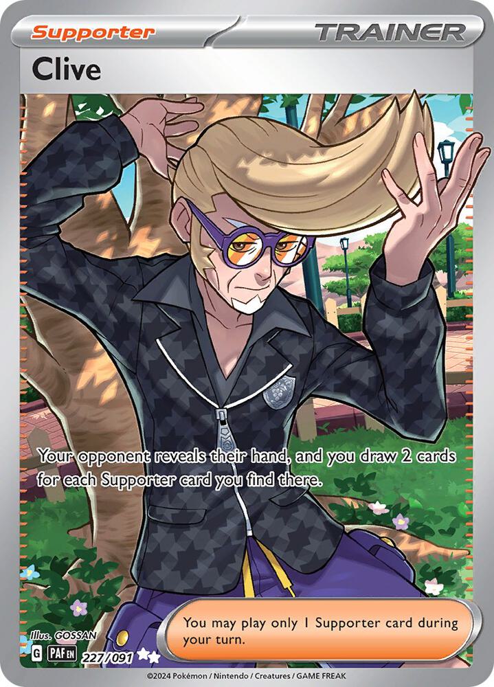 (#227/091) Clive [SV: Paldean Fates]