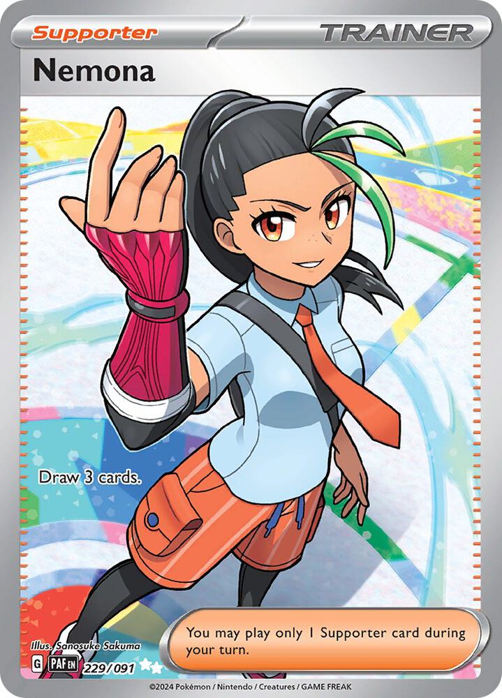 (#229/091) Nemona [SV: Paldean Fates]