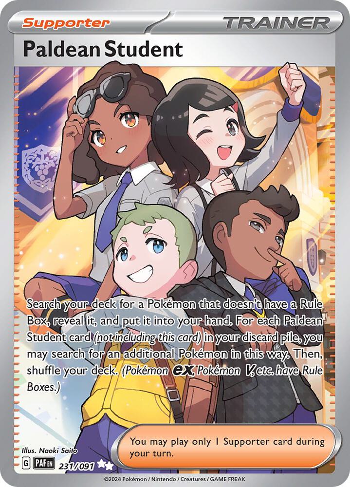 (#231/091) Paldean Student [SV: Paldean Fates]