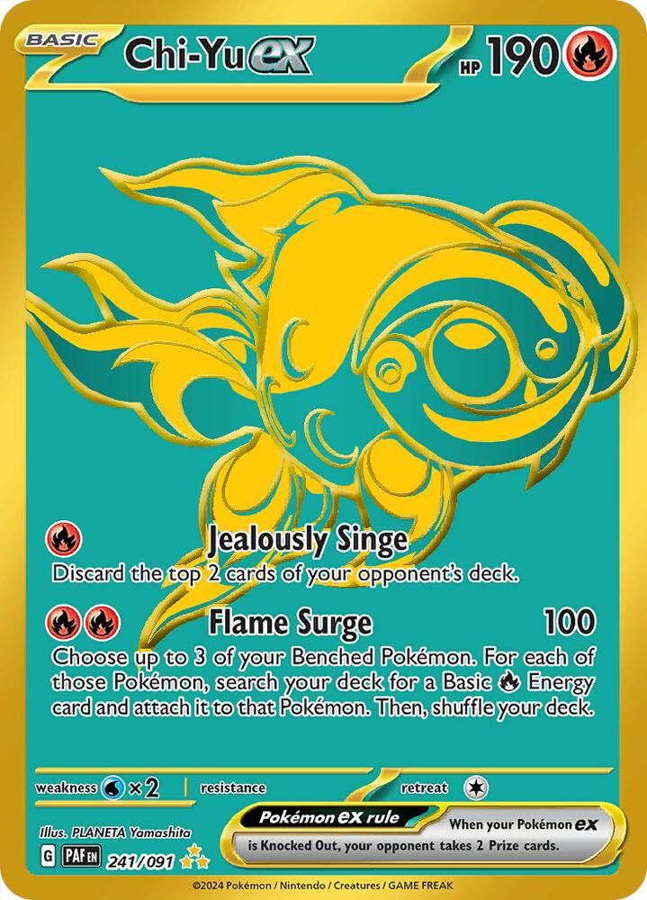(#241/091) Chi-Yu ex [SV: Paldean Fates]