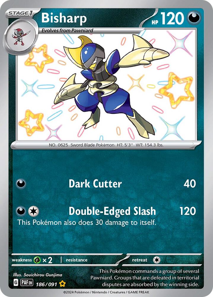 (#186/091) Bisharp [SV: Paldean Fates]