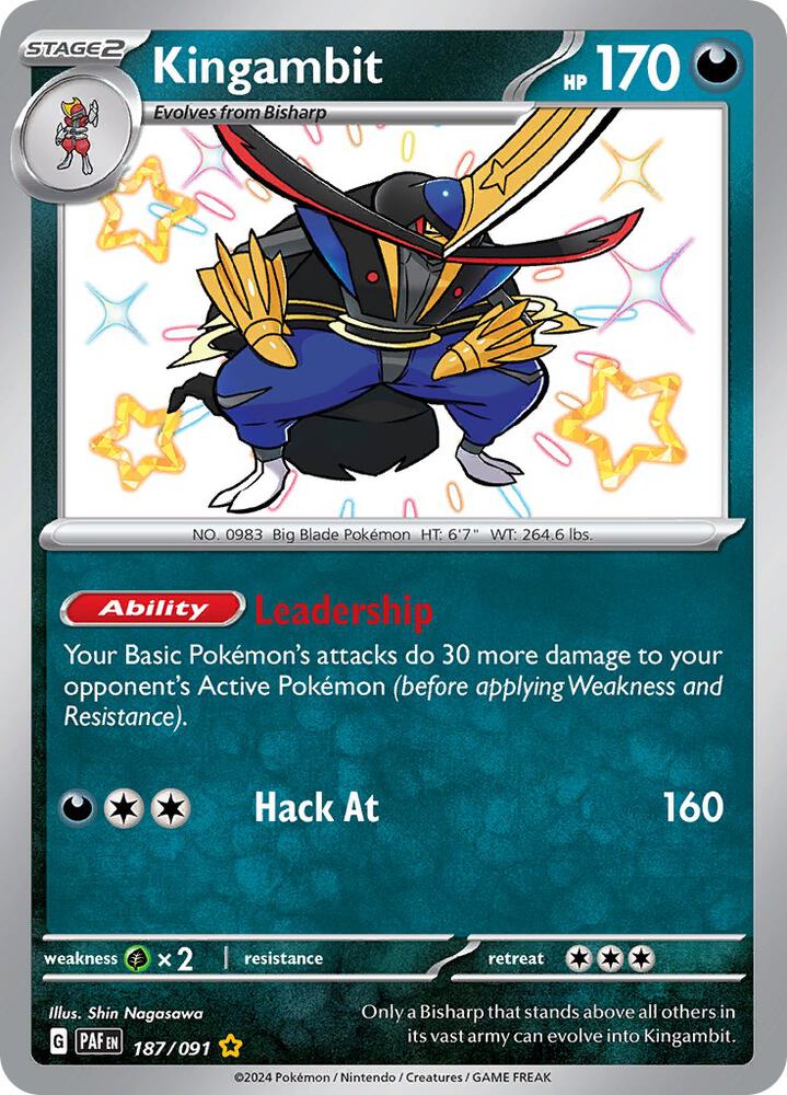 (#187/091) Kingambit [SV: Paldean Fates]