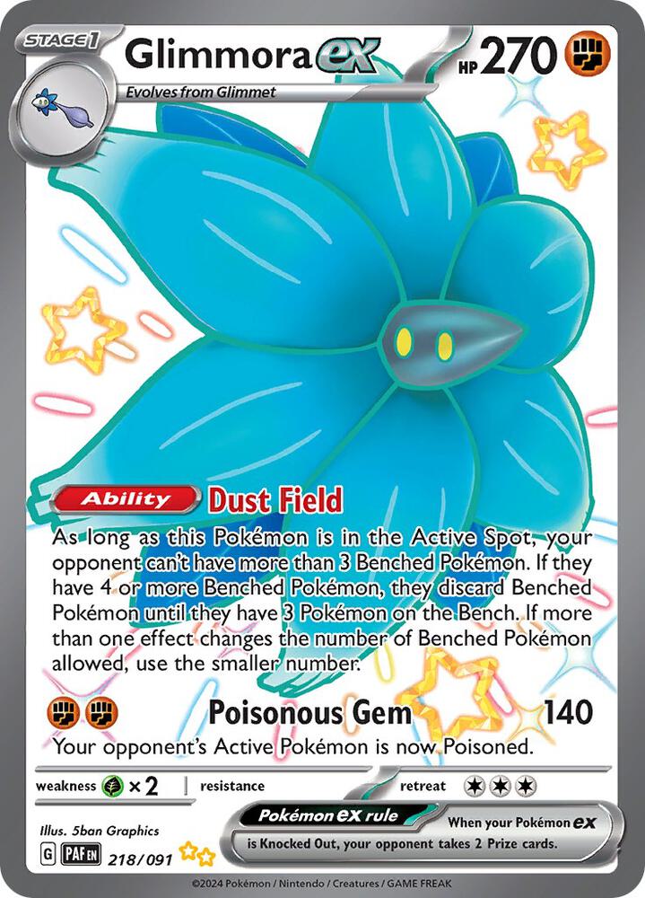 (#218/091) Glimmora ex [SV: Paldean Fates]