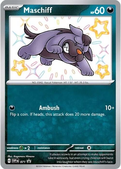 (#71) Maschiff - [SV: Scarlet & Violet Promo Cards]