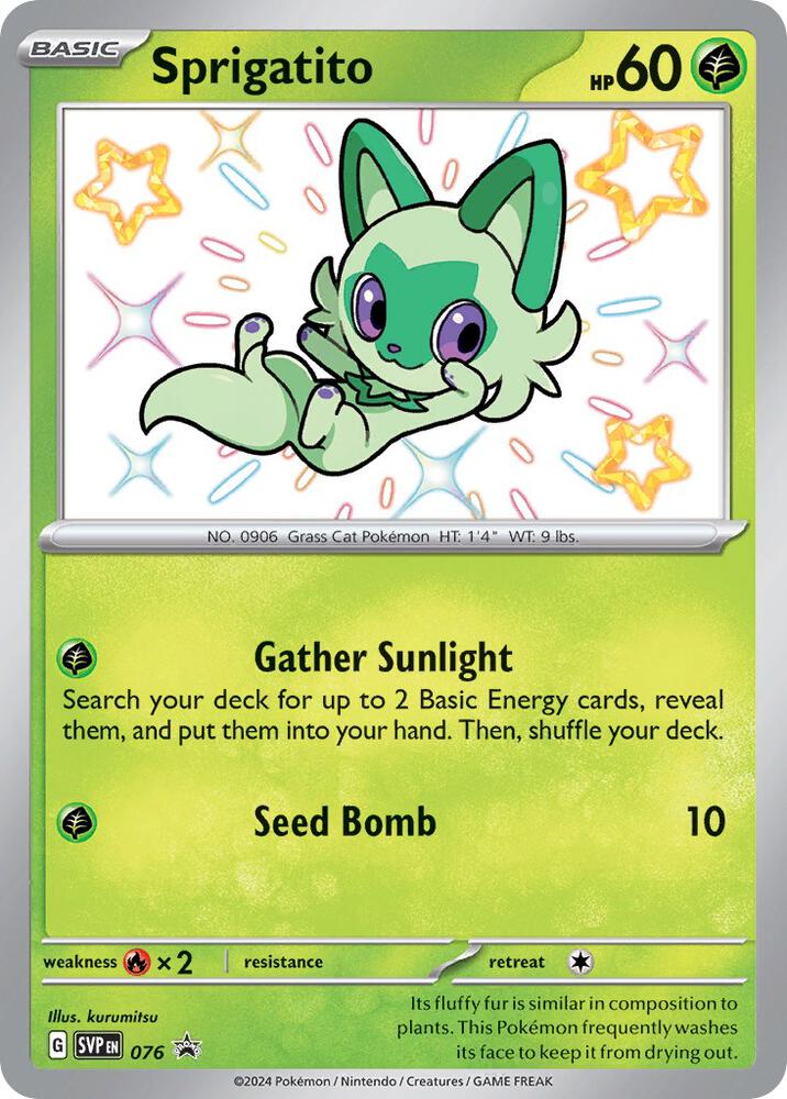 (#76) Sprigatito [SV: Scarlet & Violet Promo Cards]