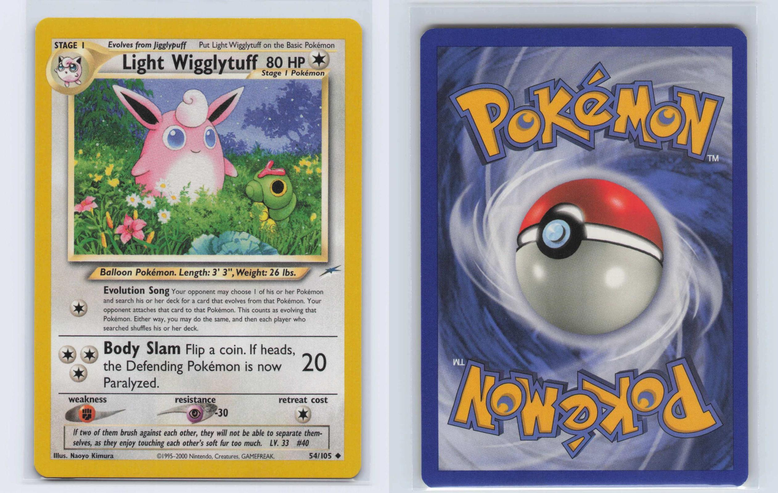 (#54/105) Light Wigglytuff - Unlimited [Neo Destiny]