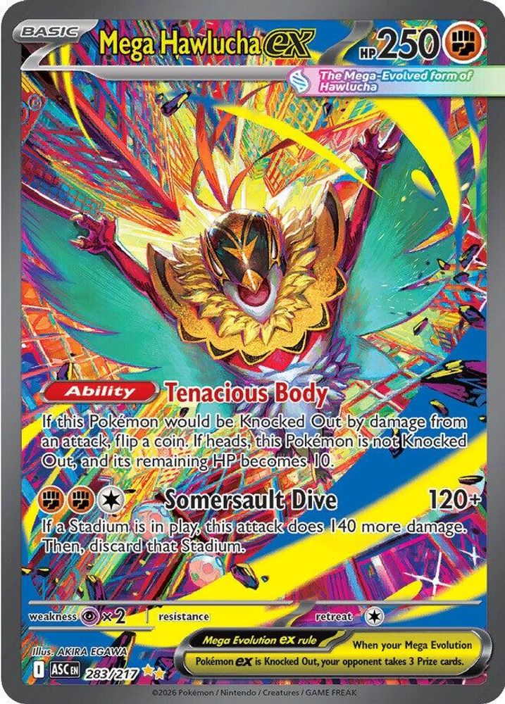 (#283/217) Mega Hawlucha ex - Holo [Ascended Heroes]
