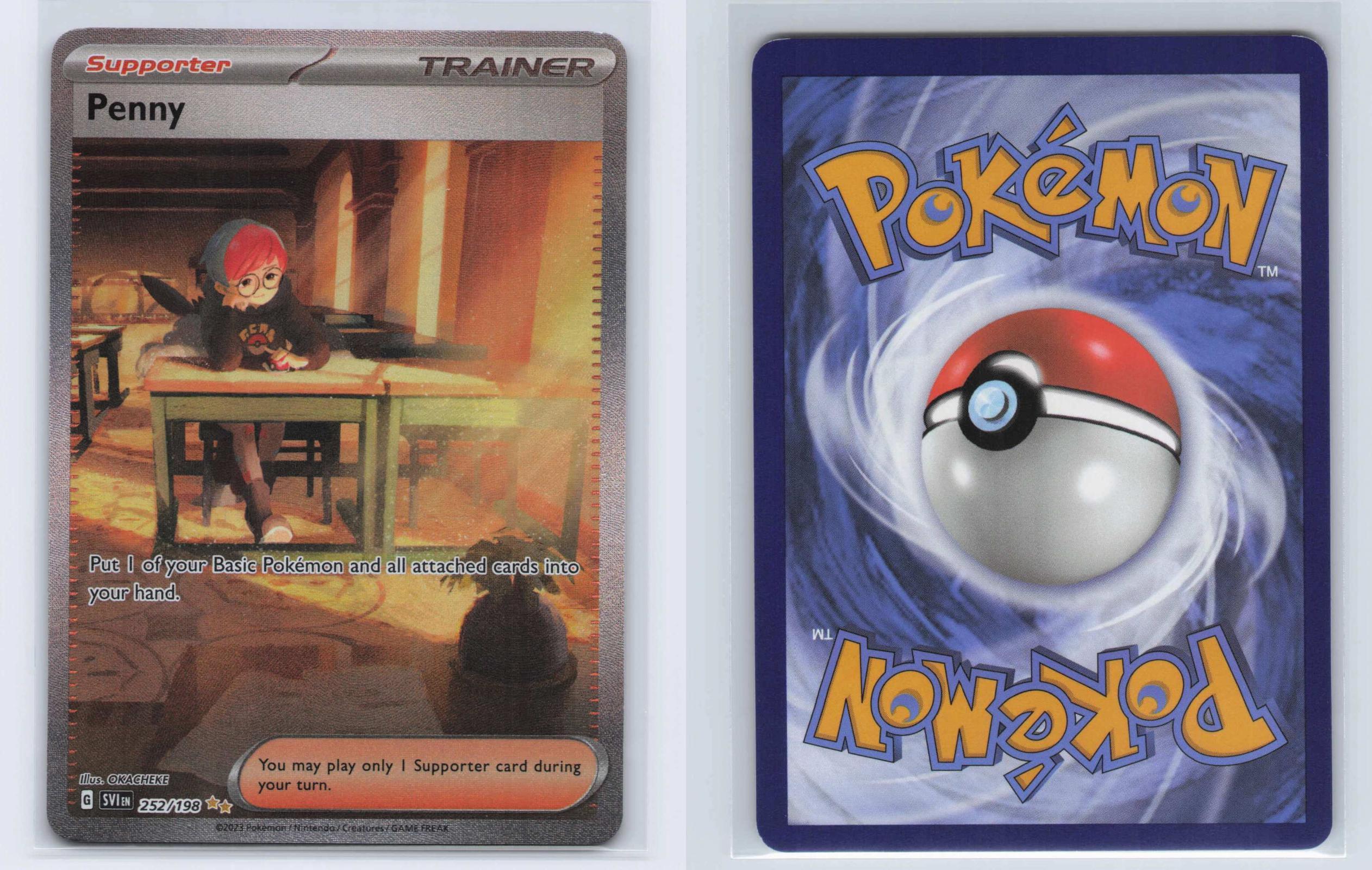 (#252/198) Penny - Holo [Scarlet & Violet]