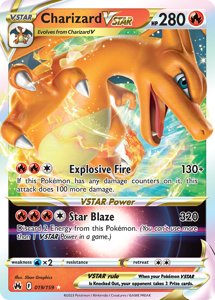 (#019/159) Charizard VSTAR - Holo [Crown Zenith]